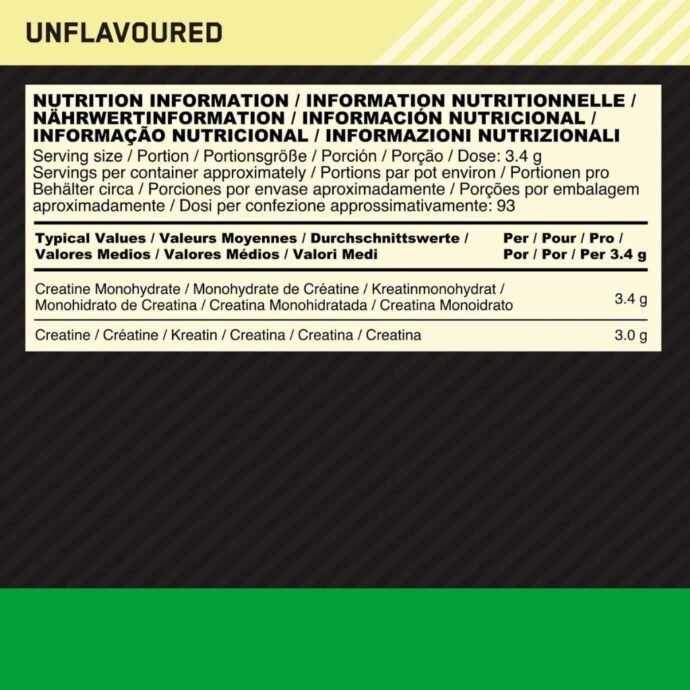 Créatine Optimum Nutrition - 317g – كرياتين مونوهيدرات – Image 4