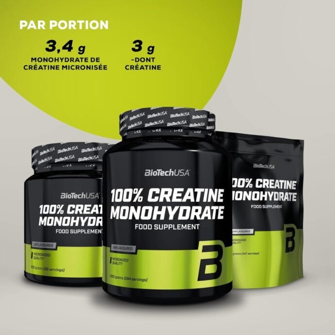 100% Creatine Monohydrate 300g - 100 % كرياتين مونوهيدرات – Image 5